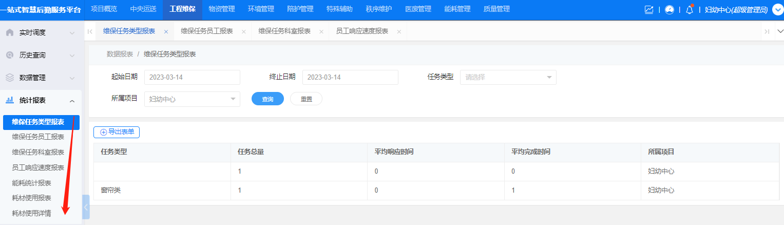 4-4-1:报表统计界面图